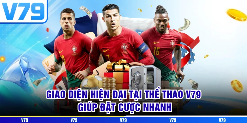 Giao diện hiện đại tại thể thao V79 giúp đặt cược nhanh